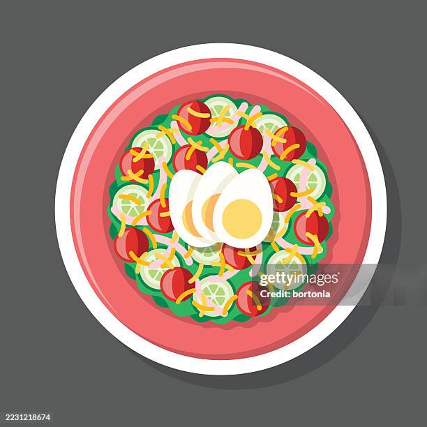 Icona Delladesivo Dellinsalata Dello Chef, Foto stock