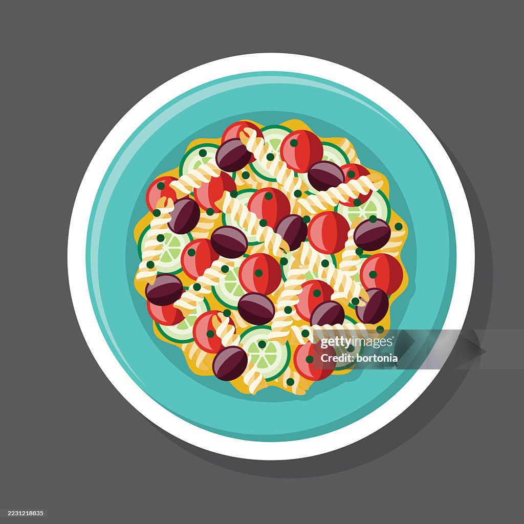 Pasta Salad Sticker Icon