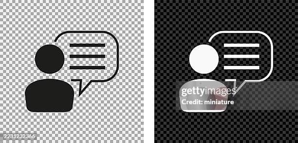 communication icons - question bubble stock illustrations