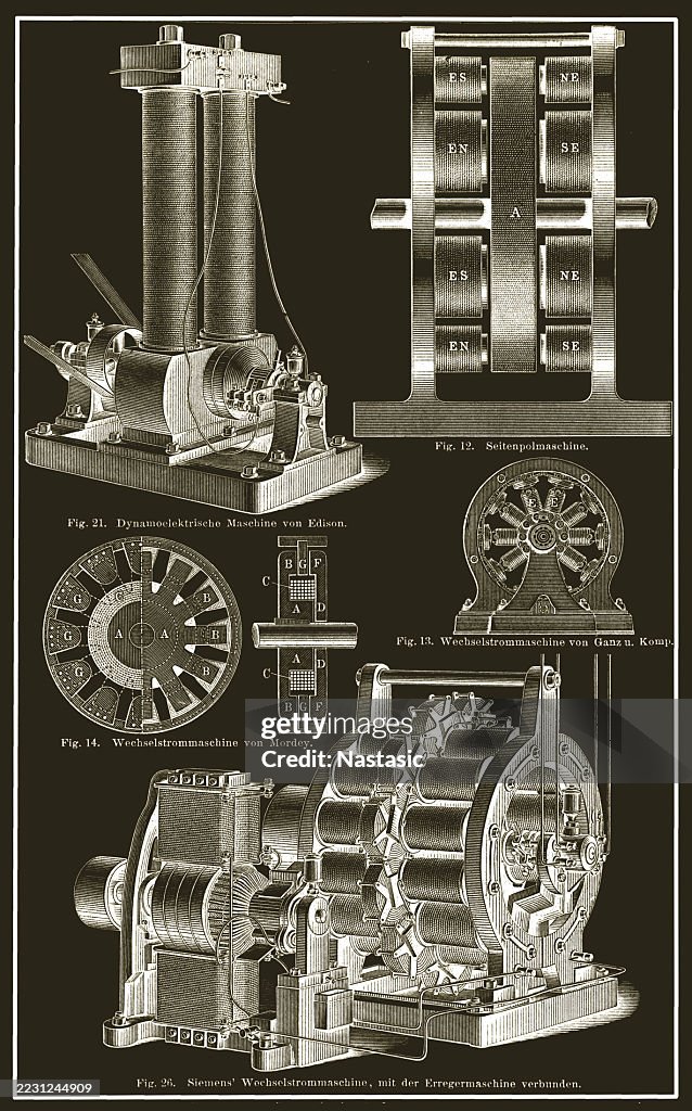 Electrical Machine Figure Electric Machines High-Res Vector Graphic - Getty Images
