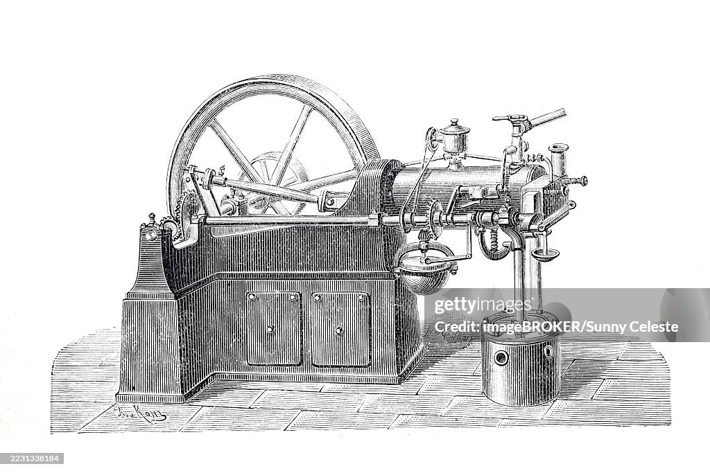 Otto Engine Model Horizontal Engine Gas Engine By Nicolaus August Otto Was A German ...