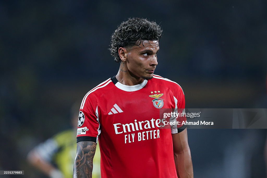 Benfica Rchard Rios Richard Rios of Benfica looks on during the UEFA Champions League ...