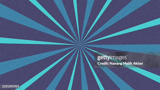 colorful sun rays for background design with grain texture - blue dust explosion stock illustrations