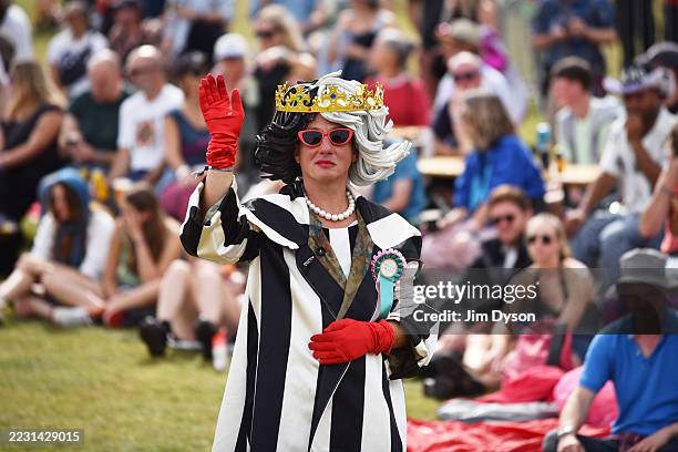 Guest performs onstage during Wilderness Festival at Cornbury Park on August 03, 2025 in Charlbury, Oxfordshire.