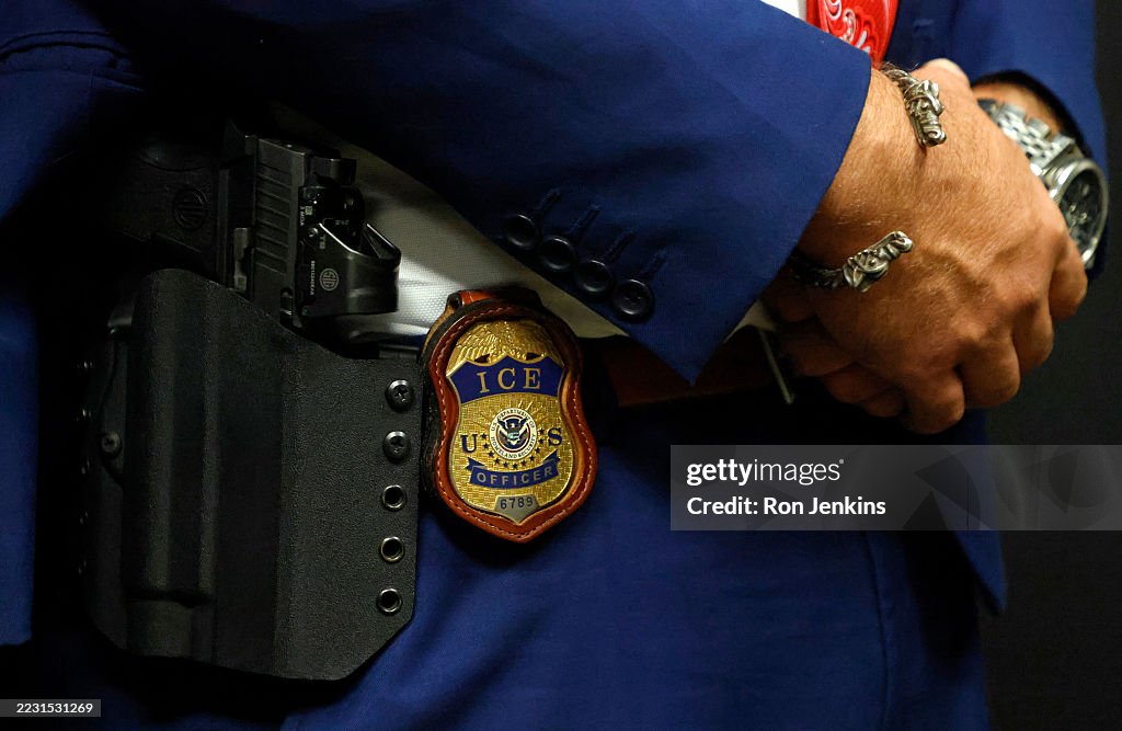 ICE Holds Hiring Event In Arlington, Texas