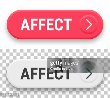 Affect - 3D click web buttons on blank background Affect - 3D click web buttons on blank background