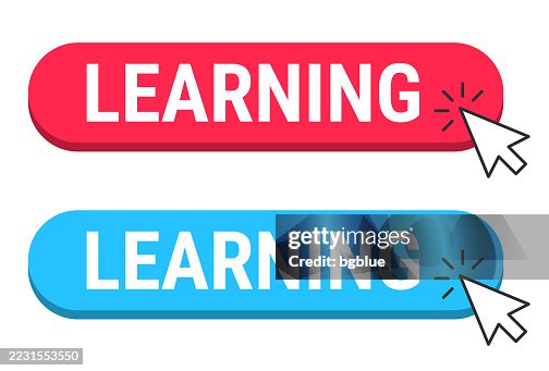 Learning Check Image Button Learning Red And Blue Buttons With Cursor On White Background High-Res ...