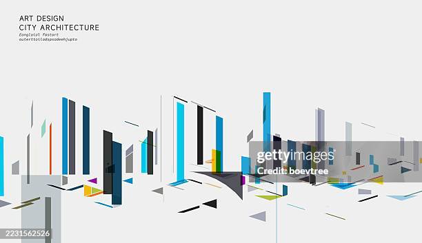 architecture line concepts cover background - construction frame stock illustrations