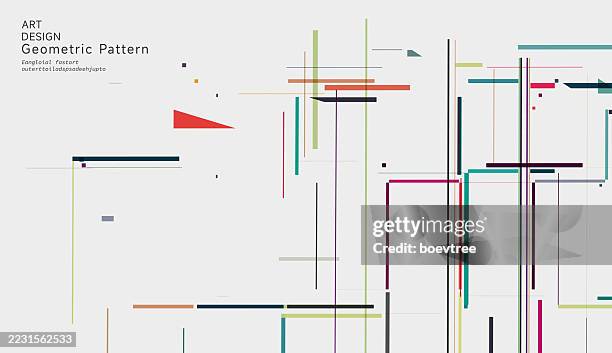 architecture line concepts cover background - office cubes stock illustrations