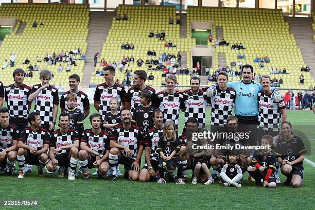 Kevin Ceccon , Stefano Coletti , Jerome d'Ambrosio Lotus Third Driver, Michael Schumacher Mercedes AMG F1, Ivan Capelli and Vitaly Petrov Caterham in...