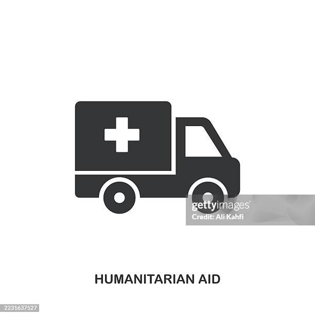 humanitarian aid glyph solid icon. solid icon that can be applied anywhere, simple, pixel perfect and modern style. - accidental death stock illustrations
