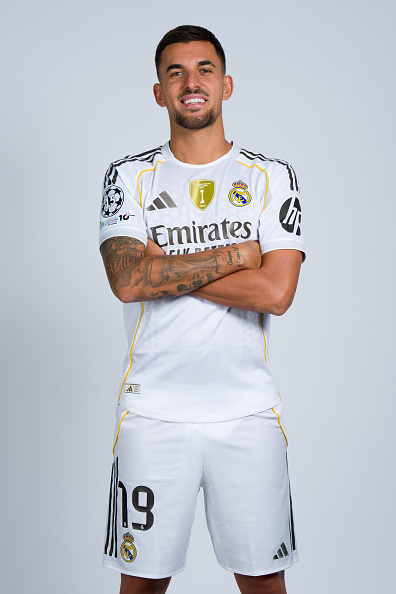 Dani Ceballos of Real Madrid CF poses for a portrait during the... News ...