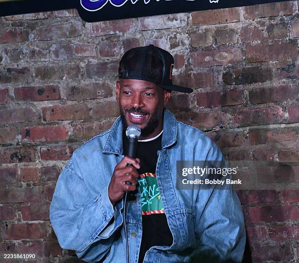 Marlon Wayans performs at The Stress Factory Comedy Club on August 28, 2025 in New Brunswick, New Jersey.