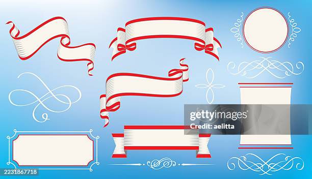 design elements - filigree pattern stock illustrations