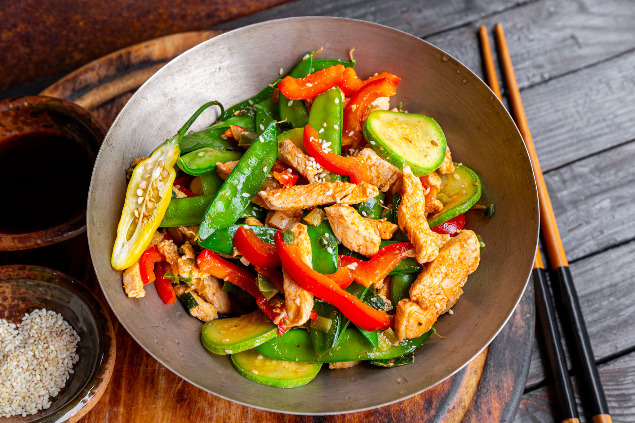 stir fry chicken