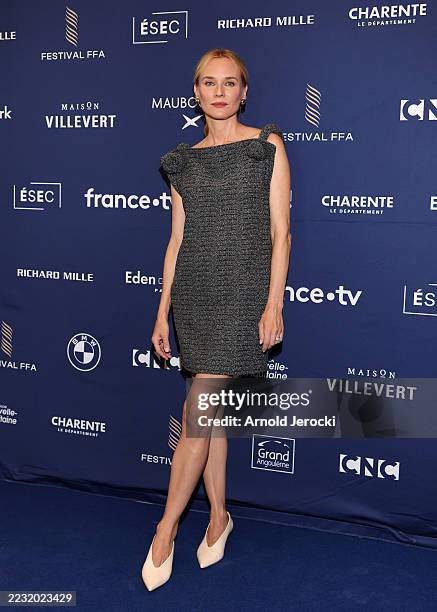 Jury President Diane Kruger attends the Opening Ceremony during the 18th Angouleme French-Speaking Film Festival on August 25, 2025 in Angouleme,...