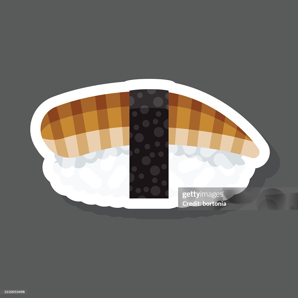 Unagi Eel Sushi Sticker Icon