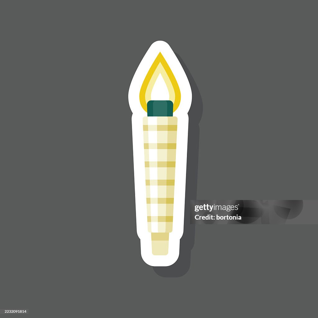 Ear Candling Naturopathy Sticker Icon