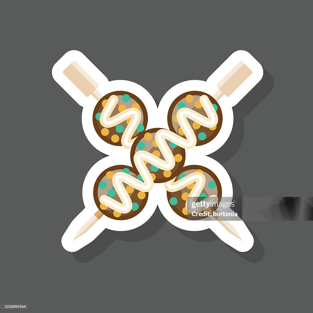 Takoyaki Sticker Icon
