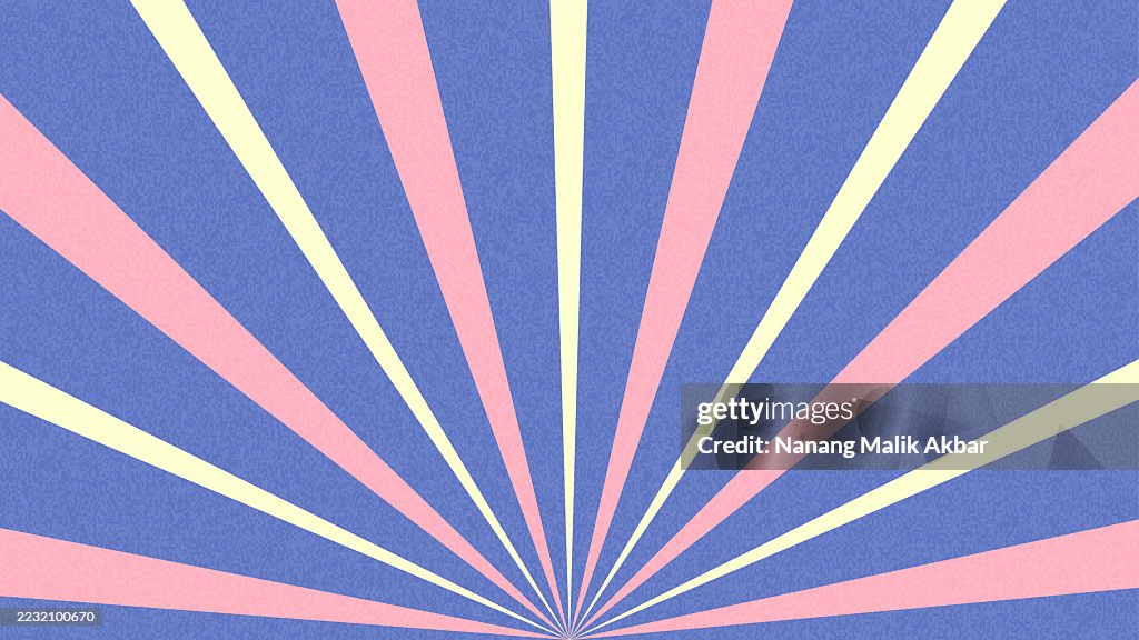 Sun Ray Background Pattern Colorful Sun Rays For Background Design With Grain Texture High-Res ...