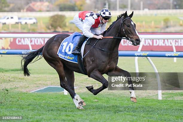 Sepals ridden by Ethan Brown wins the Sportsbet Feed Handicap at Caulfield Racecourse on August 30, 2025 in Caulfield, Australia.
