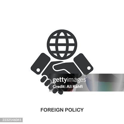 Foreign Policy glyph solid icon. Solid icon that can be applied anywhere, simple, pixel perfect and modern style. Foreign Policy glyph solid icon. Solid icon that can be applied anywhere, simple, pixel perfect and modern style.