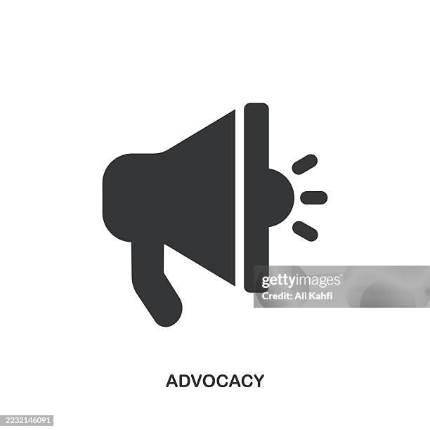 advocacy glyph solid icon. solid icon that can be applied anywhere, simple, pixel perfect and modern style. - advocacy stock illustrations