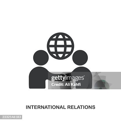 International Relations glyph solid icon. Solid icon that can be applied anywhere, simple, pixel perfect and modern style. International Relations glyph solid icon. Solid icon that can be applied anywhere, simple, pixel perfect and modern style.