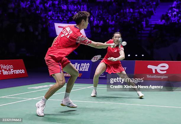 FRANCE-PARIS-BADMINTON-WORLD CHAMPIONSHIPS-MIXED DOUBLES-QUARTER..., News Photo