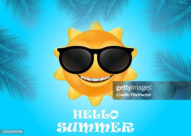 summer time poster background - beach clean stock illustrations