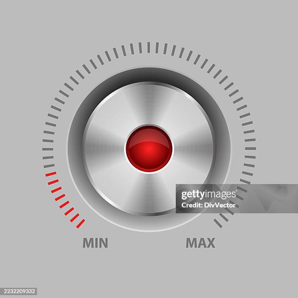 Volume Button Visual Volume Knob Button High-Res Vector Graphic - Getty Images