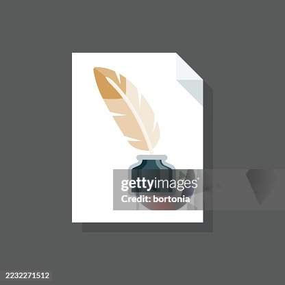 Writing Document Sticker Icon Writing Document Sticker Icon
