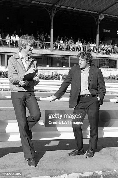 Alan Rees Priest Max Mosley with Alan Rees during the Belgian GP at Circuit de Spa ...
