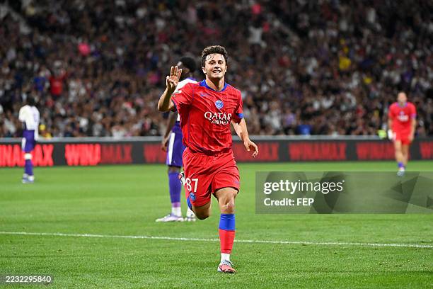 Joao NEVES during the Ligue 1 McDonald's match between Toulouse and Paris at Stadium de Toulouse on August 30, 2025 in Toulouse, France.