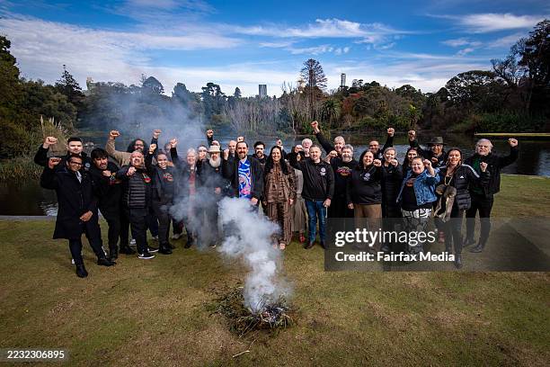 Victorian Treaty. Meeting of First Peoples' Assembly of Victoria at the Terrace restaurant in Botanic Gardens to discuss the final stages of the...