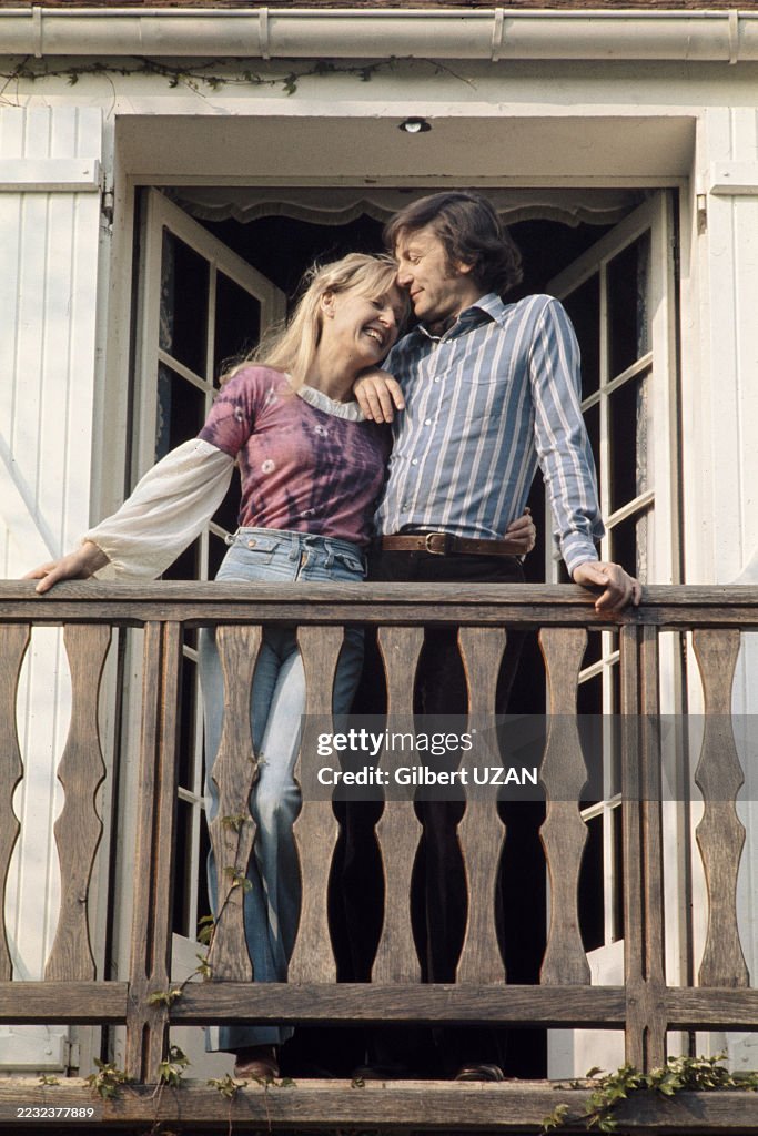 Claude et Catherine Rich en 1974