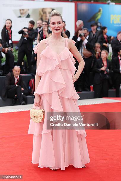 Jury member Shannon Murphy attends the "La Grazia" red carpet during the 82nd Venice International Film Festival on August 27, 2025 in Venice, Italy.