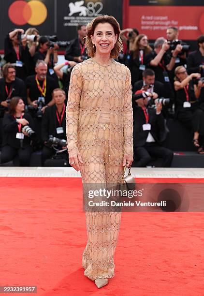 Jury member Fernanda Torres attends the "La Grazia" red carpet during the 82nd Venice International Film Festival on August 27, 2025 in Venice, Italy.