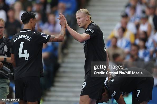 Brighton & Hove Albion v Manchester City - Premier League Brighton & Hove Albion v Manchester City - Premier League
