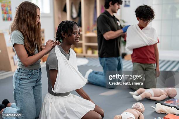 Boy Lesson Spring First Aid 5,445 First Aid Training Stock Photos, High-Res Pictures, and Images ...