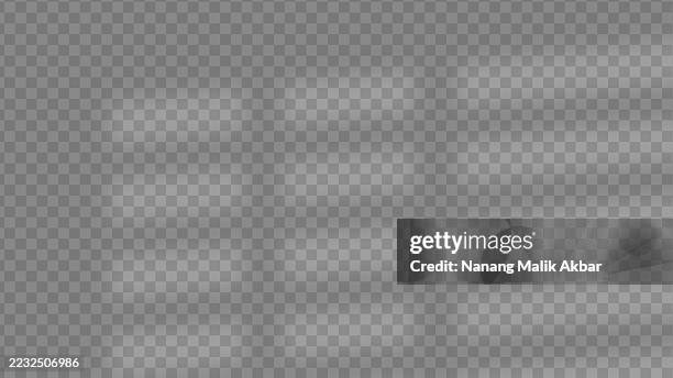 shadow window with transparent background for design mockup - refraction concept stock illustrations