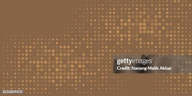 colorful halftone gradient pattern for autumn background design - brown gradient stock illustrations