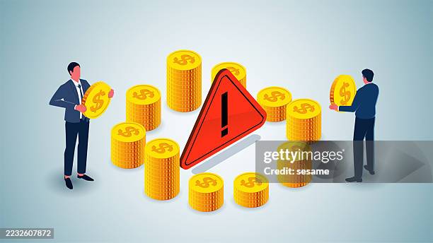 Beside Risks Image Investment Risks Portfolio Analysis Isometric Merchant Holding Gold ...