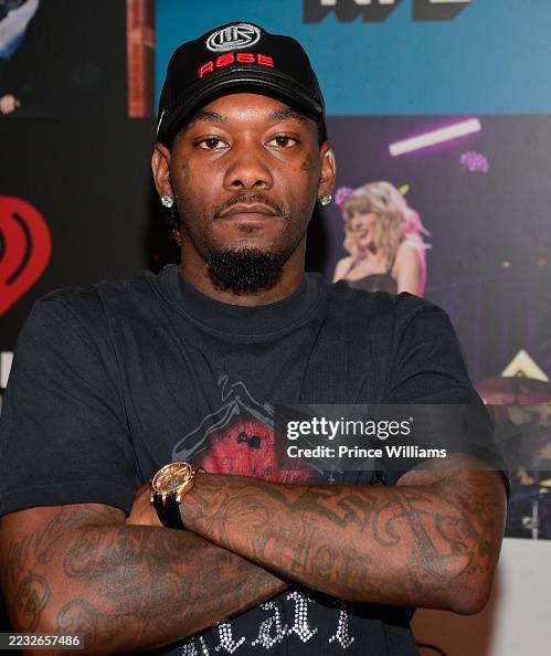 Offset Rapper Profiles Rapper Offset attends Offset Visits The Ferrari And BT Show On 96.1 ...