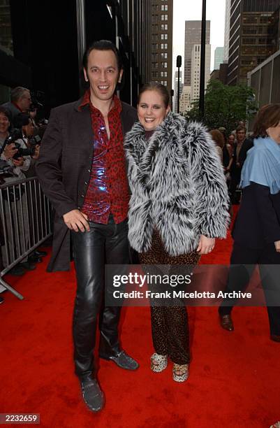 Actor Steve Valentine and his wife Shari during the arrivals for a special screening of "Unfaithful" at the Ziegfeld Theater in New York City, May 6,...