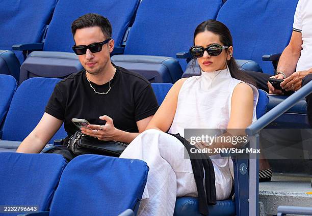 Rosalia is seen on day 10 of the 2025 US Open Tennis Championships at USTA Billie Jean King National Tennis Center on September 2, 2025 in the...