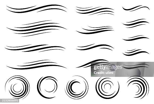 abstract design elements - calligraphy stock illustrations