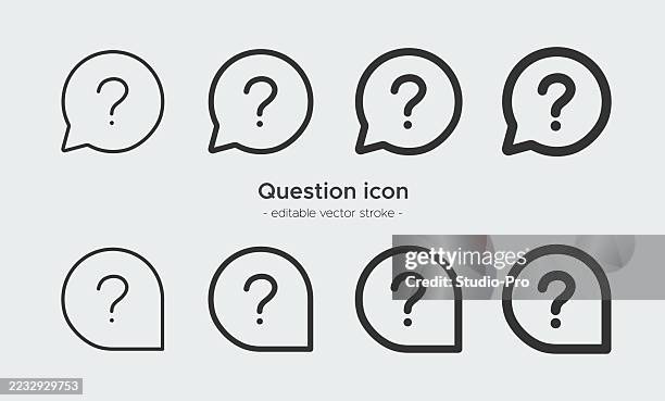 ilustraciones, imágenes clip art, dibujos animados e iconos de stock de icono de pregunta - pregunta