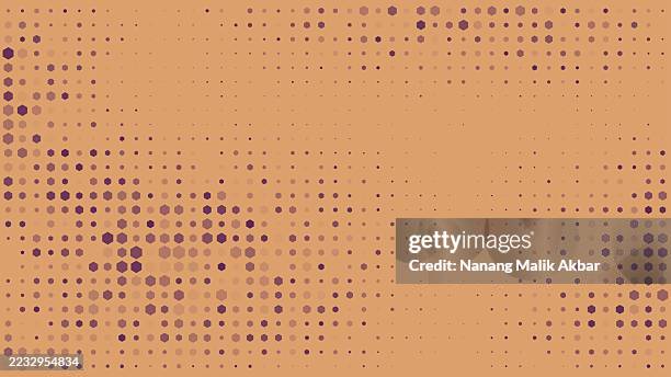 colorful halftone gradient pattern for night background design - halloween frame stock illustrations