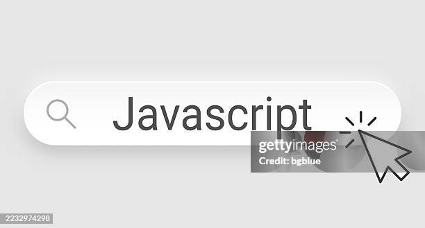 javascript - search bar with cursor on blank background - javascript stock illustrations